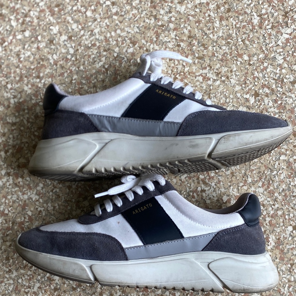Axel Arigato Navy and White Men's Sneakers